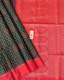 Green Kanchipuram Soft Silk Saree with Multicolor Byzantine Details - a vibrant and elegant traditional attire. Green Kanchipuram Soft Silk Saree with Multicolor Byzantine Details - a vibrant and elegant traditional attire.