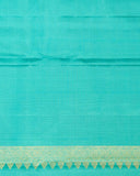 BM Silks Elegant Black Kanchipuram Silk Saree with Turning Multi Colour Border and 2Gm Gold Zari