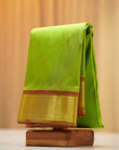 Classic Pure Plain Silk Saree with Delicate Small Butta