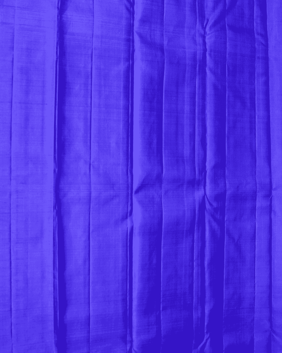 Peacock Blue & Blue Kanchipuram Silk Saree with Majestic Rettai Double Border, Intricate Mango Butta Motifs, and One Gram Gold Zari