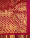 Classic Pure Plain Silk Saree with Delicate Small Butta