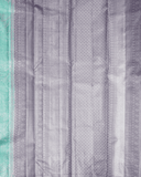 BM Silks Modern Elegant Pastel Bridal Silk Saree in Blue & Grey with Luxurious One Gram Gold Zari – Exquisitely Handcrafted in Pure Kanchipuram Silk