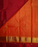 Classic Pure Plain Silk Saree with Delicate Small Butta