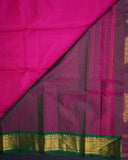 Elegant Pure Pink Silk Saree – Minimal & Timeless