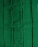 Rust Silk Saree with Green Border and One Gram Gold Zari – Rust Colour Korvai Border Traditional Silk Sari with Peacock and Square Butta with Gold and silver colour zari, 100% Silkmark Certified Silk