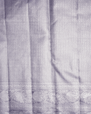 BM Silks Modern Elegant Pastel Bridal Silk Saree in Blue & Grey with Luxurious One Gram Gold Zari – Exquisitely Handcrafted in Pure Kanchipuram Silk