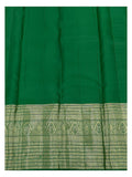 Handwoven Kanchipuram Silk Saree - Deep Red with Broad Gold Woven Border