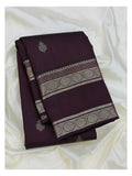 Handwoven Kanchipuram Silk Saree front view