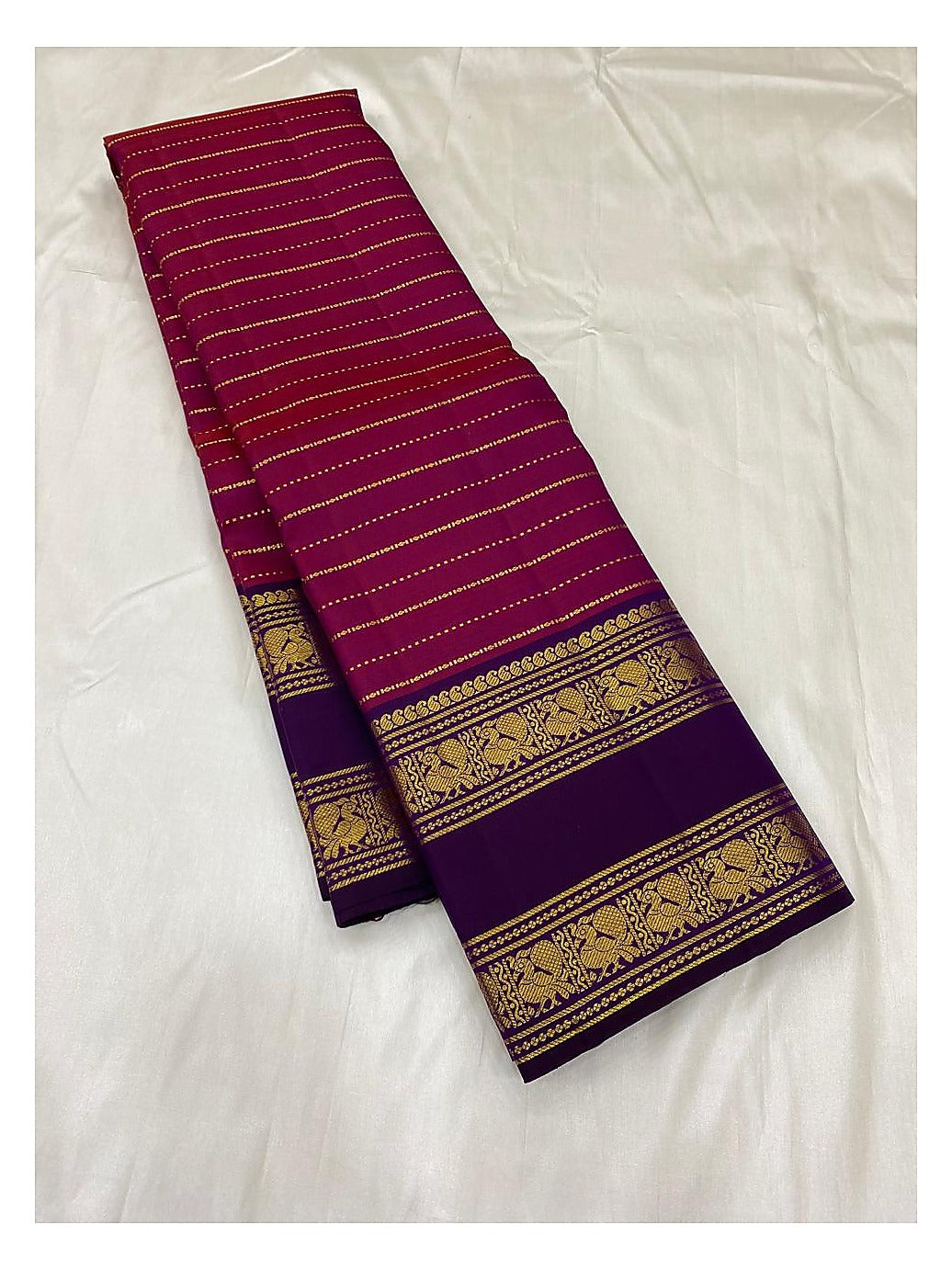Handwoven Kanchipuram Silk Saree