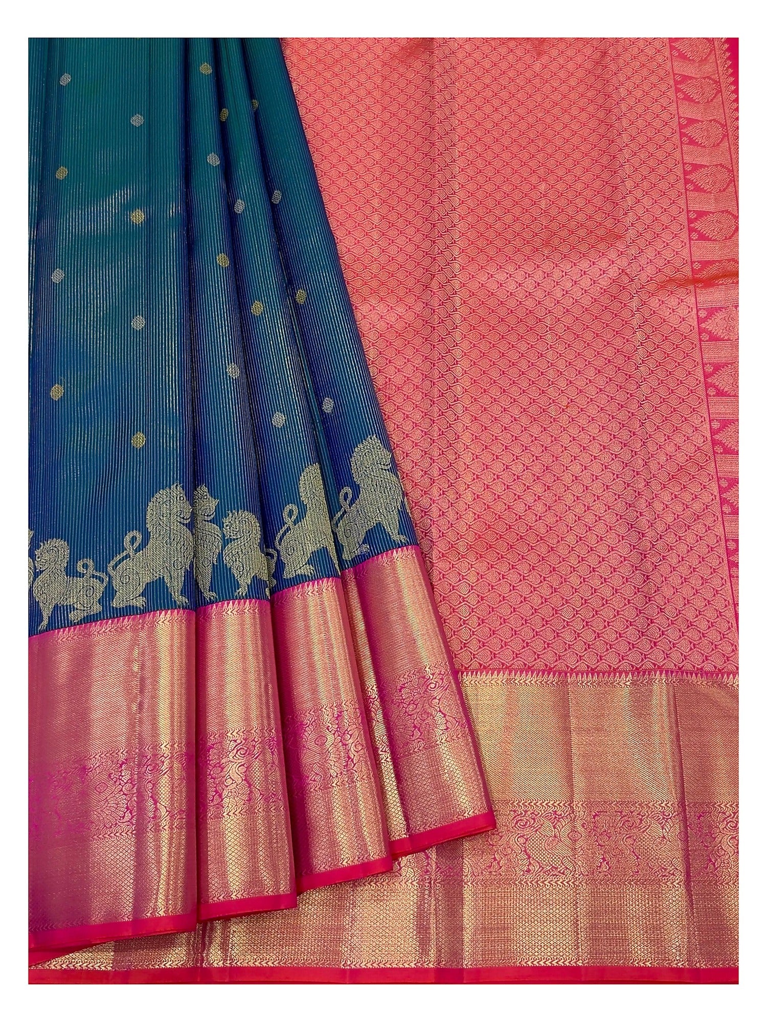 Handwoven Kanchipuram Silk Saree