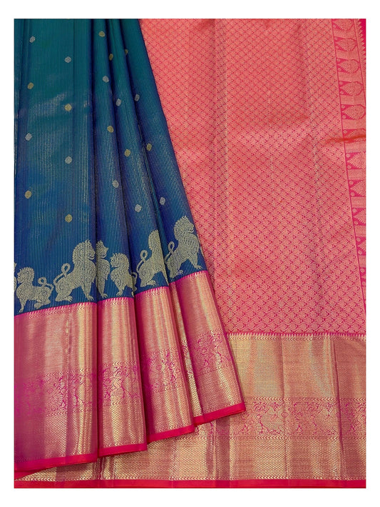 Handwoven Kanchipuram Silk Saree