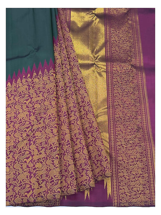 Handwoven Kanchipuram Silk Saree