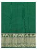 Handwoven Kanchipuram Silk Saree in Maroon with Contrast Green Pallu