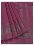 Handwoven Kanchipuram Silk Saree in Pink with Zari Buttas