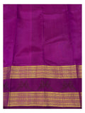 Handwoven Kanchipuram Silk Saree - Pink with Contrast Magenta Border