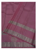 Pink Handwoven Kanchipuram Silk Saree with Peacock Motif