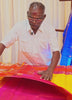 Korvai Double Border Silk Saree with Devadatta (Flying Horse) Butta and Meena Work on Border