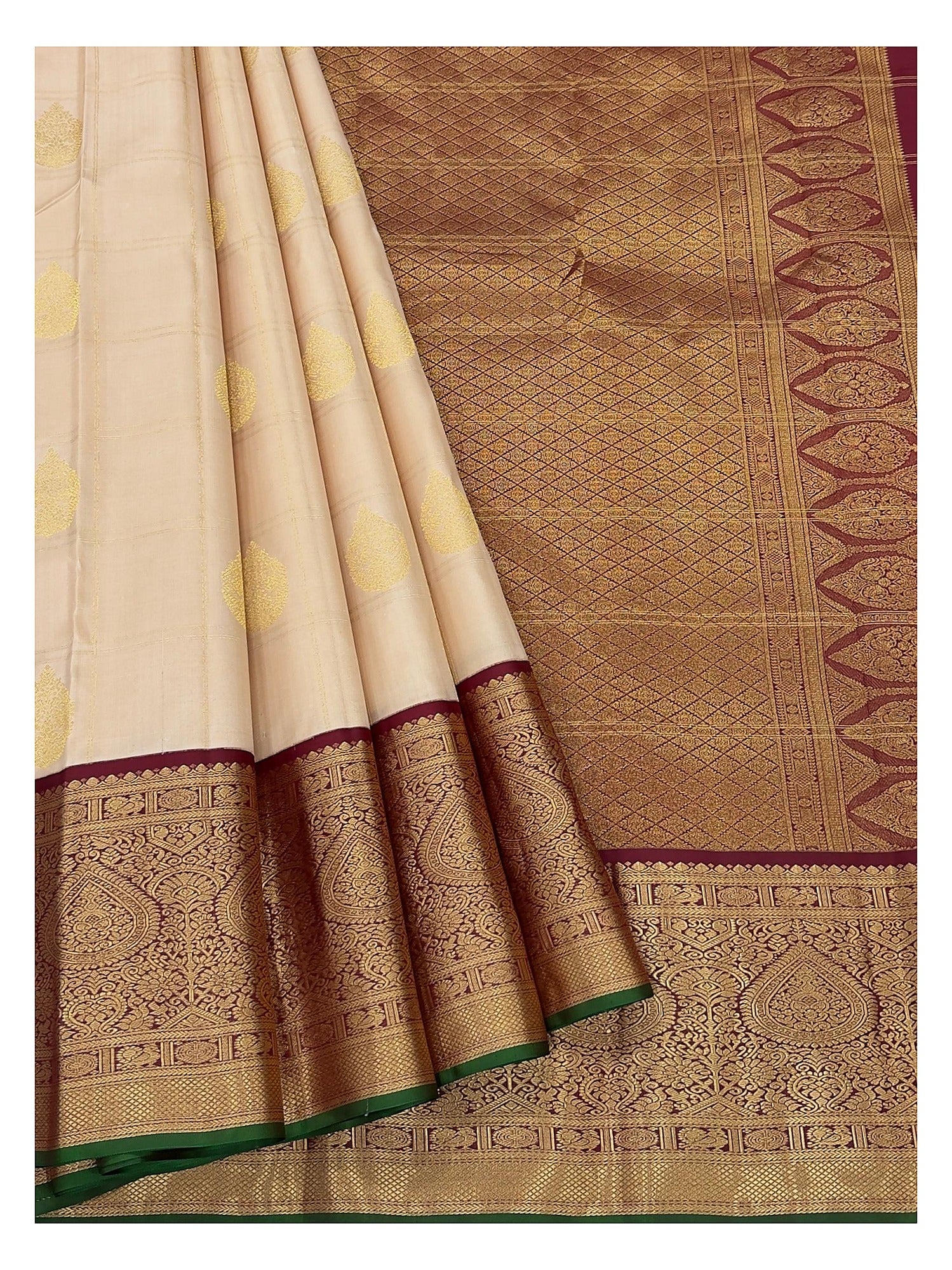 Pure Silk Saree front view