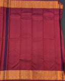  Elegant brown silk saree with leaf buttas for weddings