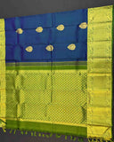 Serene Floral Zari Buttas Ethnic Saree with Annapakshi Border