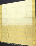 Classic Kancheepuram Wedding Silk Sarees In Sandal With Intricate Gold Pallu