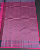 Self-border Saree with Diamond Zari Buttas and Annam Border