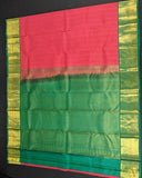 Elegant Saree with Chakra buttas and Contrast Annapakshi Border